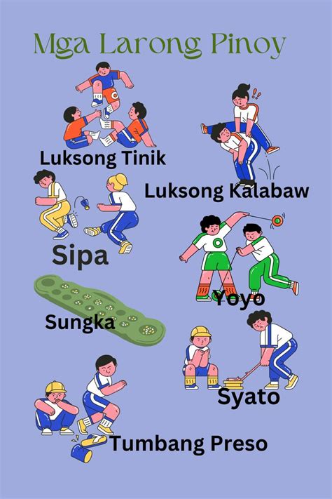 larong pinoy piko clipart|Larong Pinoy Illustrations :: Behance.